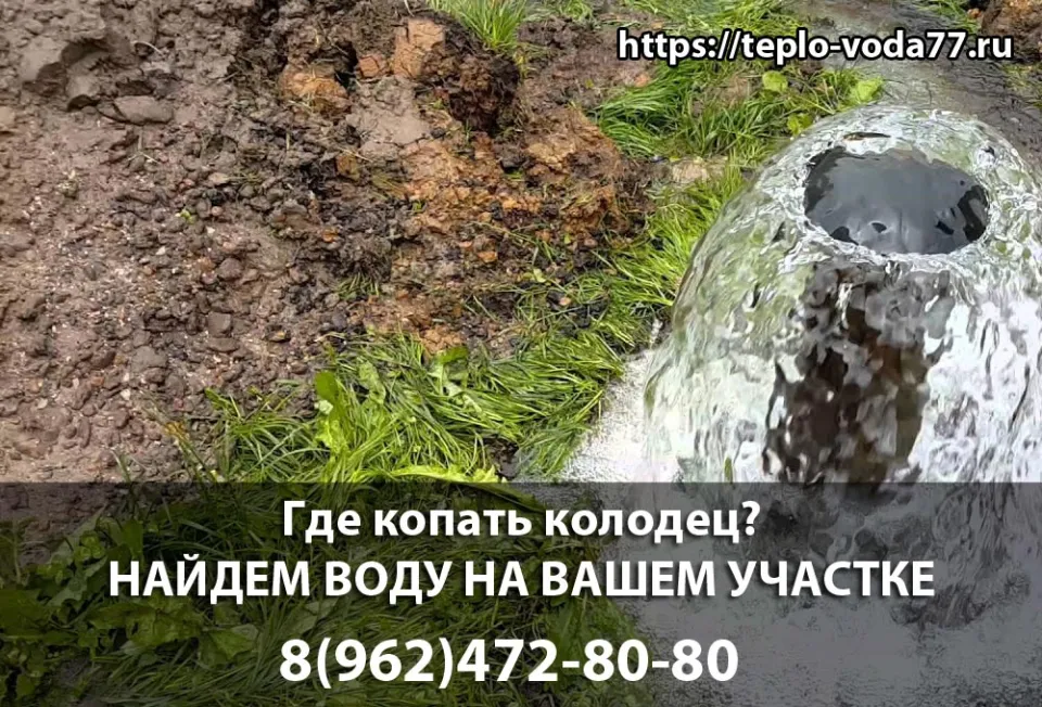 Поиск воды на участке в Ногинске перед копкой колодца